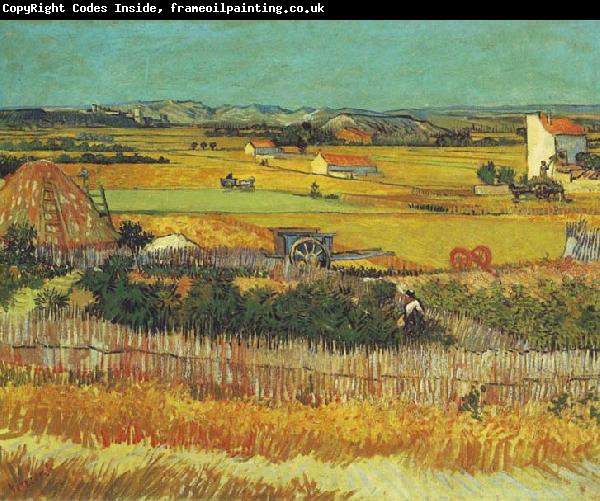 Vincent Van Gogh The Harvest, Arles
